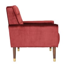 Bartos Button-Tufted Velvet Armchair
